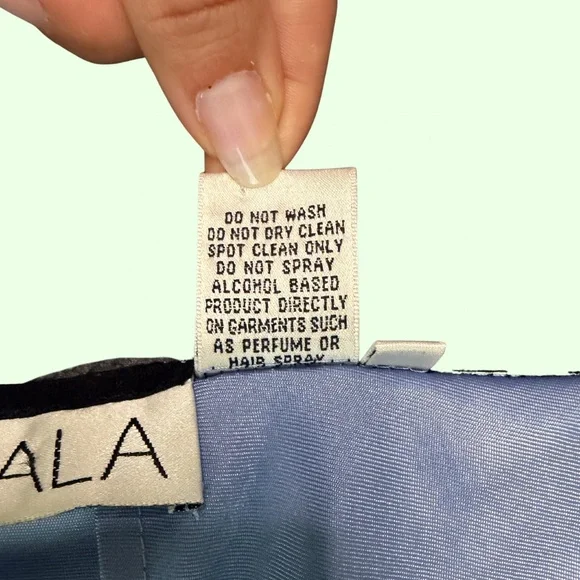 Scala Midnight Black and Sapphire Blue Blouse - Picture 6 of 8